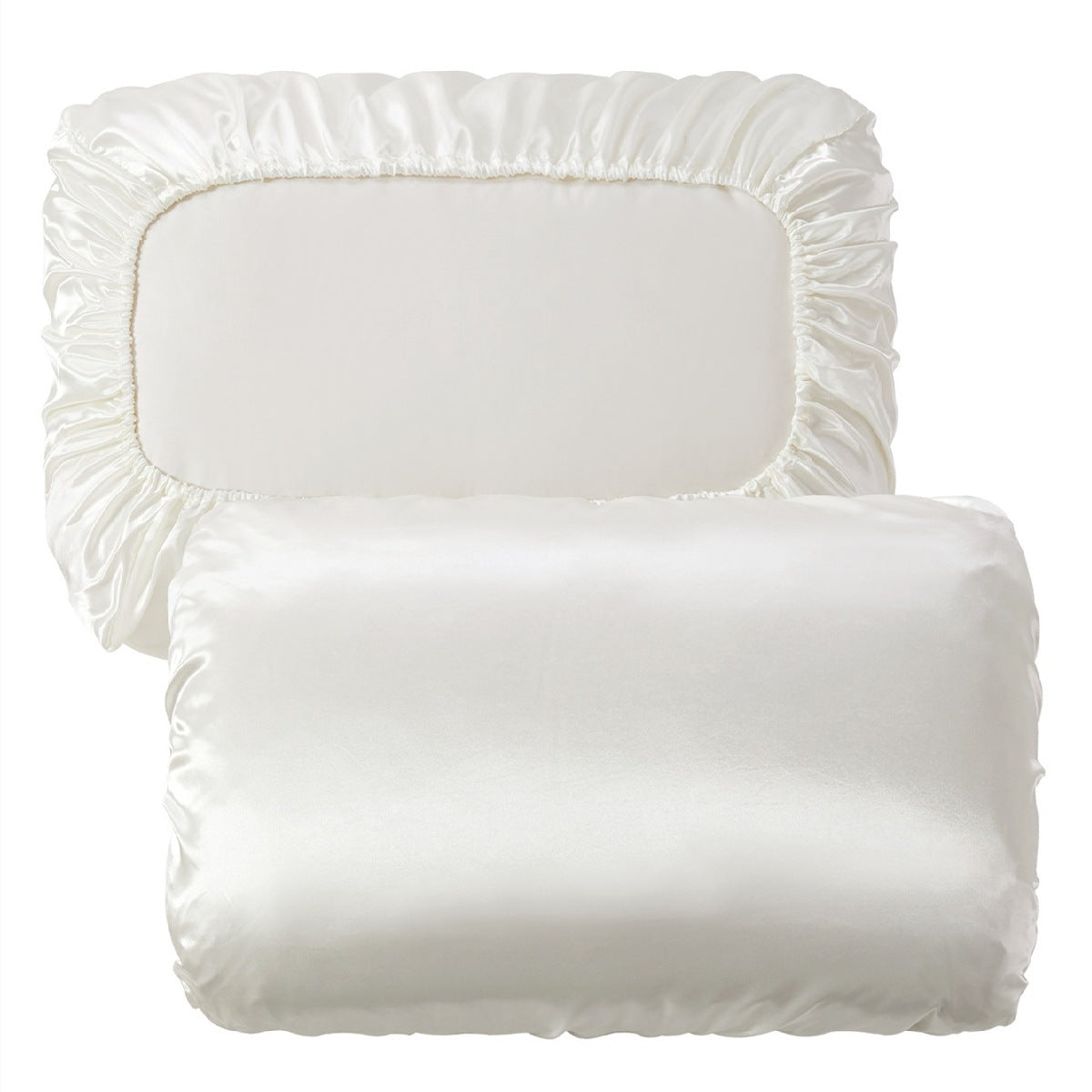 High-end Super Soft Anti-wrinkle Memory Satin Pillowcase Elastic Type