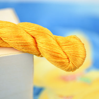 Hand-embroidered Silk Thread Tangled