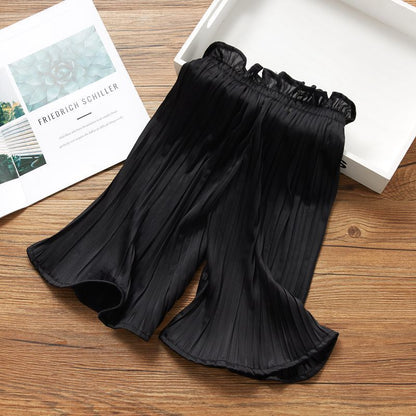 Breathable Ice Silk Wide-leg Pants