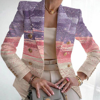 PetitePrint Cardigan Coat