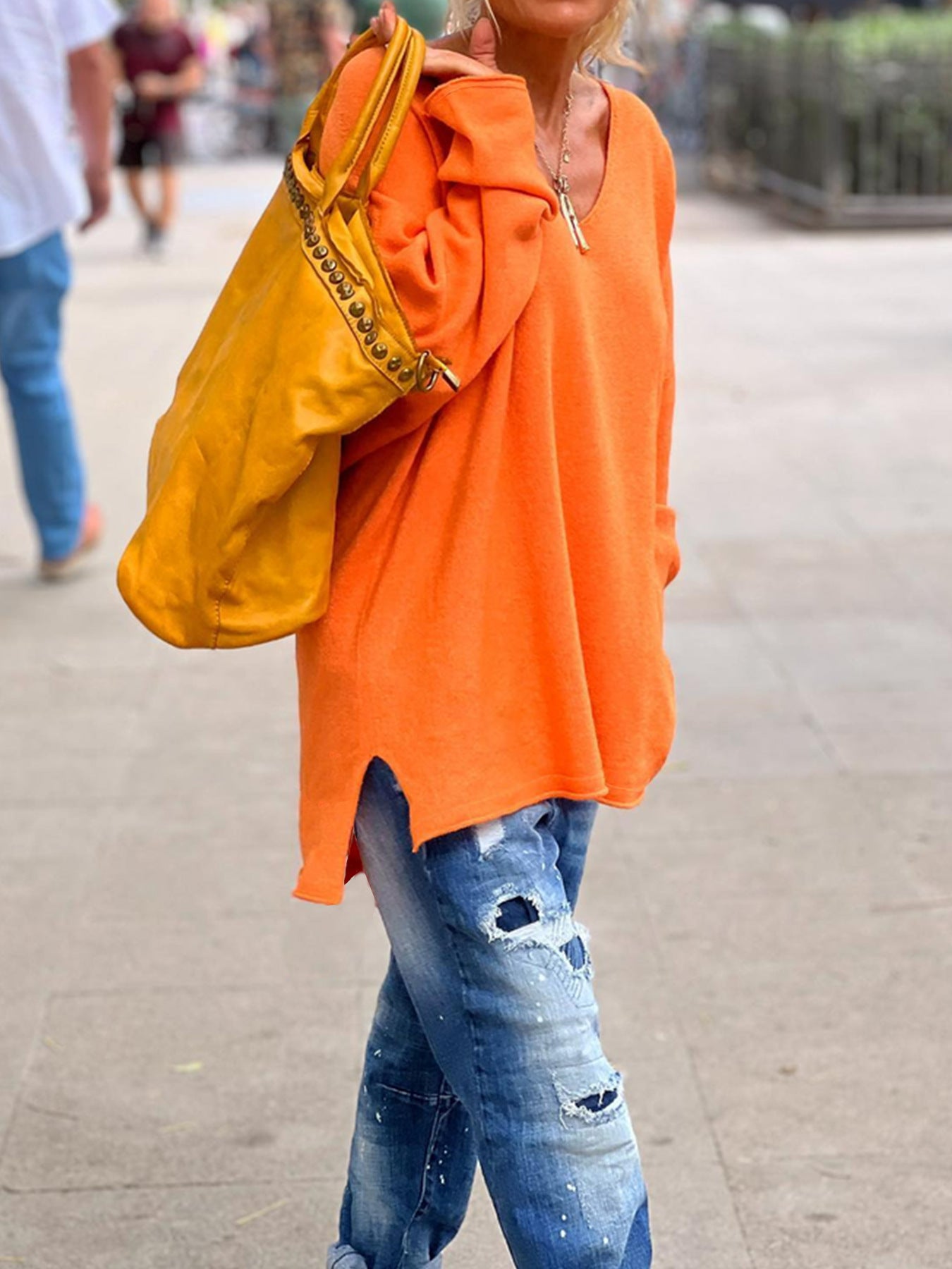 EaseLoom V-Neck Top