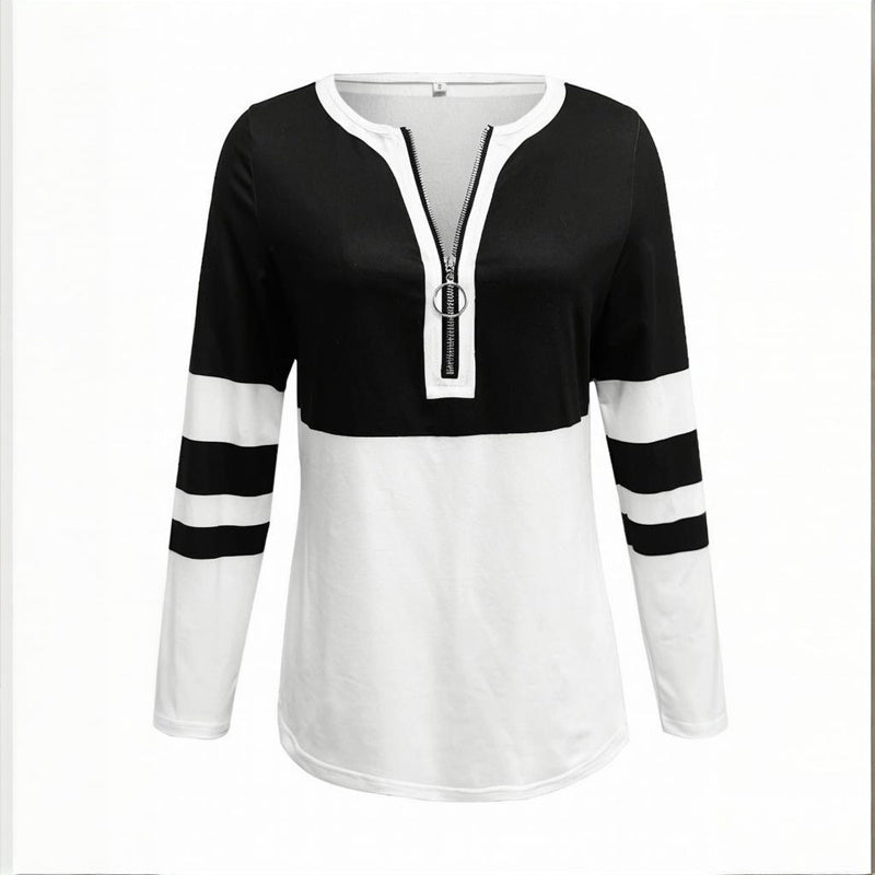 StriveStripe Zip Sweatshirt
