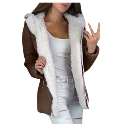 CozyCore Fleece-Lined Hooded Jacket