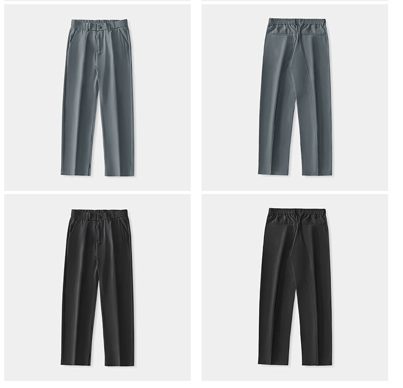 Men's Ice Silk Cool Casual Draping Suit Pants