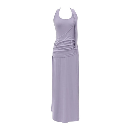 Twinkle Breeze Halter Dress