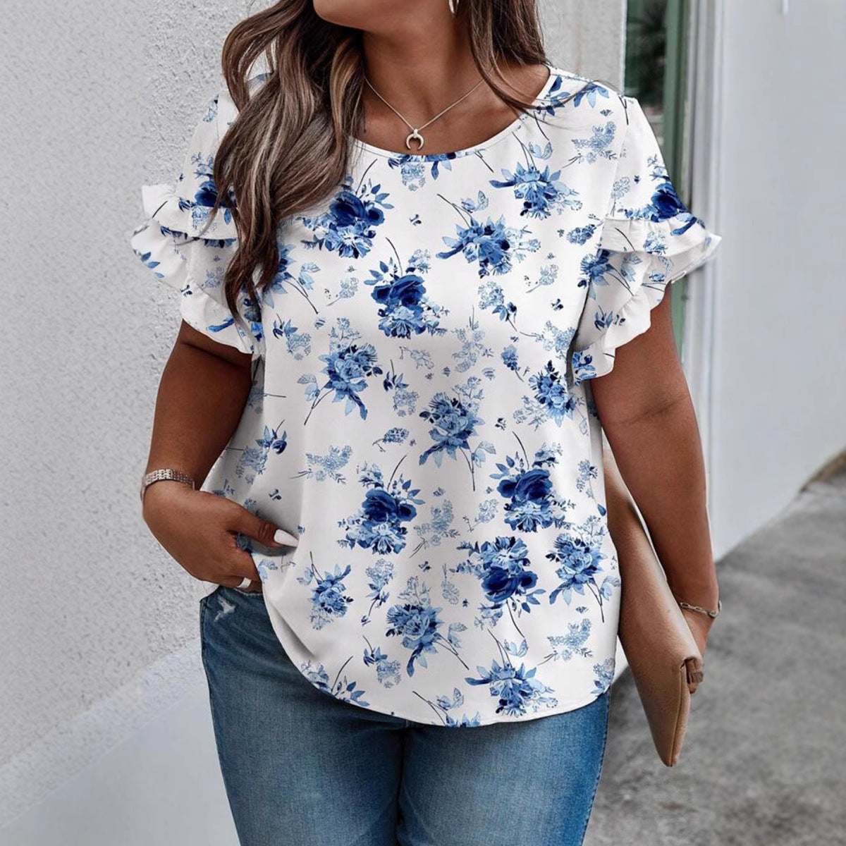 PleatAura Stitch Tee
