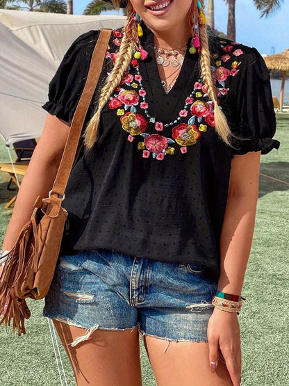 The BloomVista Blouse