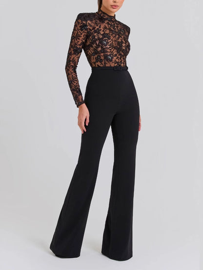 Nocterra VeilLace Jumpsuit