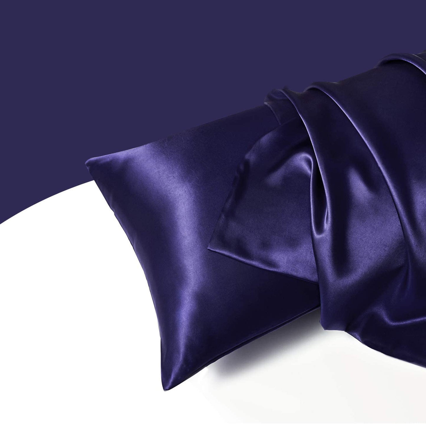 Silk-like Solid Color Pillowcase
