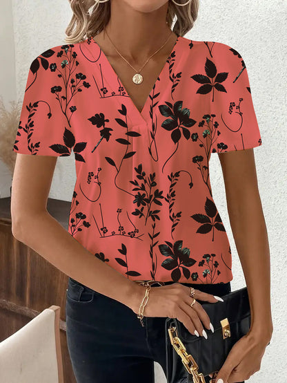 PrintMuse V-Neck Top