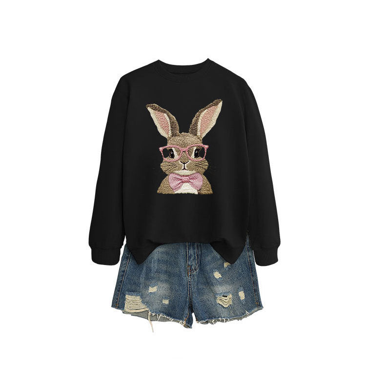 CinnaHop Bow Bunny Sweatshirt