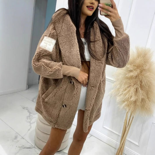 CloudSnug Plush Hooded Coat