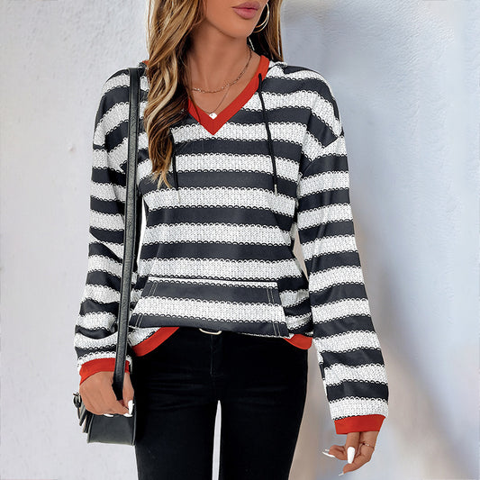 MonoChic Striped Pullover