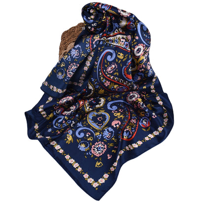 Cashew Printed Silk Scarf Xinjiang Large Kerchief