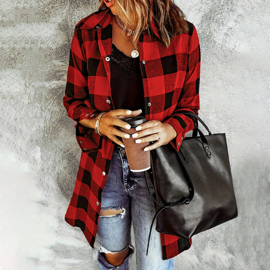 Harvest Plaid Button-Up Shirt
