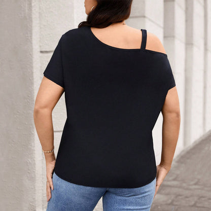 Sculpté One-Shoulder Button Top