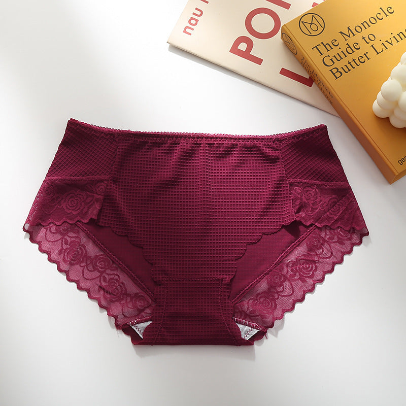 Ice silk seamless daisy briefs