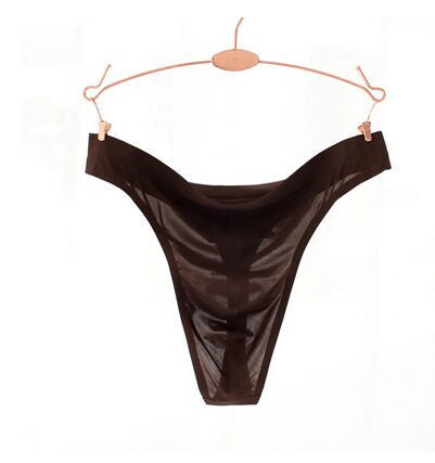 Summer breathable sheet ice silk thong men's thin shorts