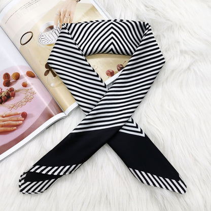 The New Scarf Professional Small Scarf Headband Silk