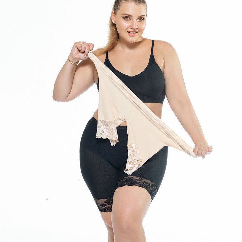 Ice silk mesh lace safety pants