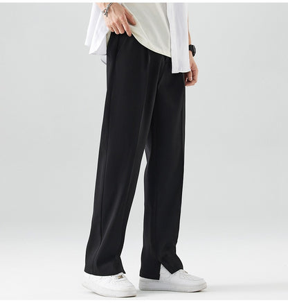 Men's Ice Silk Cool Casual Draping Suit Pants