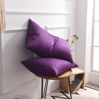 Cotton solid color pillowcase