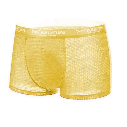 Home Fashion Men's Ice Silk Boxer Pants