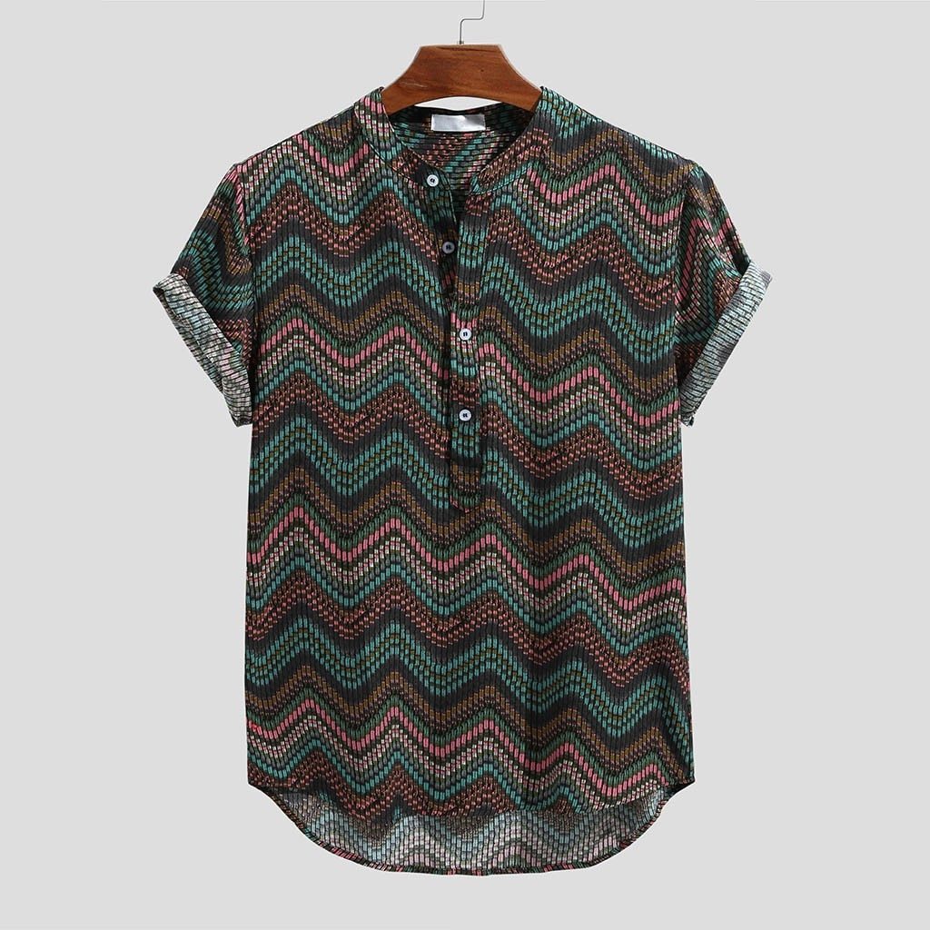 Fashion silk lace-up shirt