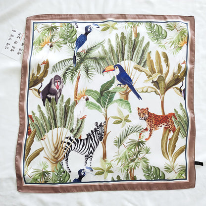 Vintage small silk scarf