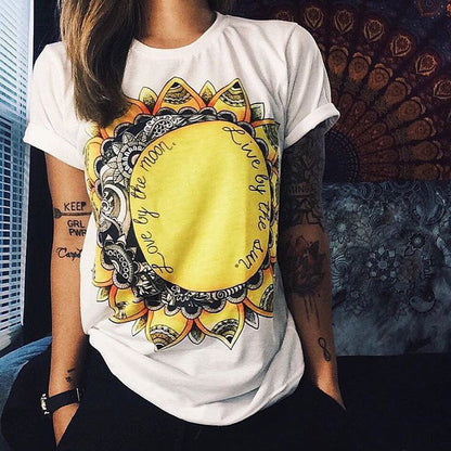 3D printed milk silk tatoo T-shirt women's variety