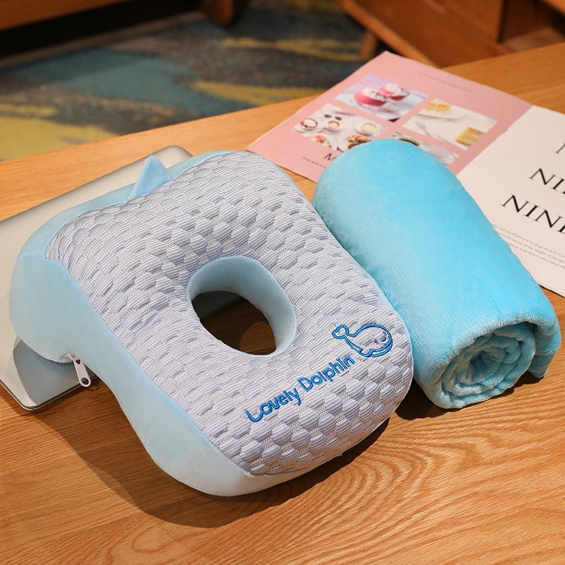 Ice Silk Pillow Primary School Students Lunch Break Office Cushion