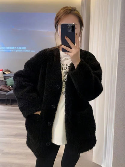 LuxeLamb Cozy Top Coat