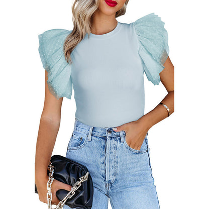 Florette Ease Ruffle Top