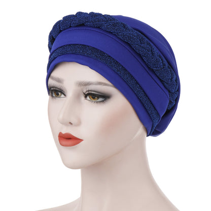 Milk silk can hide hair turban hat