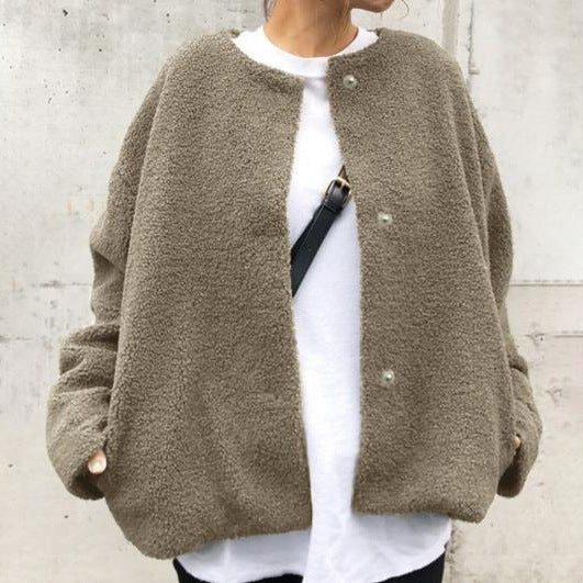 LuxeLamb Short Wool Coat