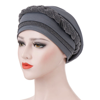 Milk silk can hide hair turban hat