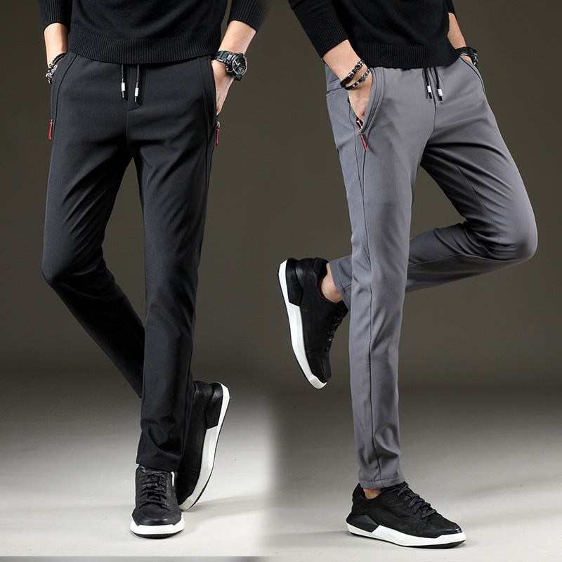 Ice silk men's casual pants