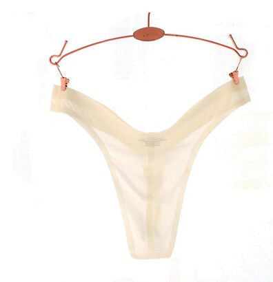 Summer breathable sheet ice silk thong men's thin shorts
