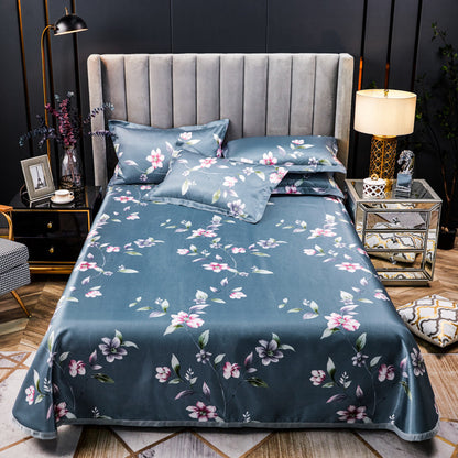 Machine Washable Three-piece Ice Silk Mat