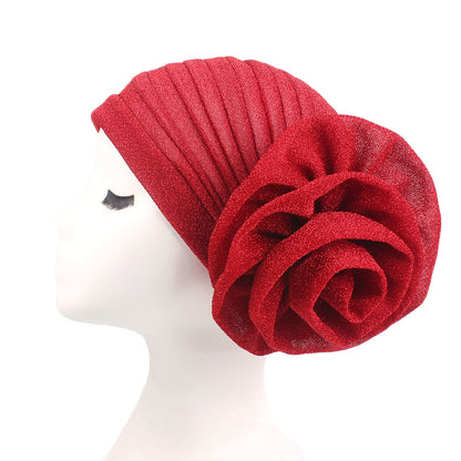 Bright silk large flower headband