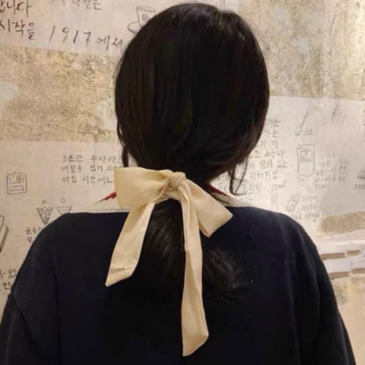 Women's Temperament Silk Bow Hair Band