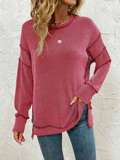 TwistEase Split Hem Sweater