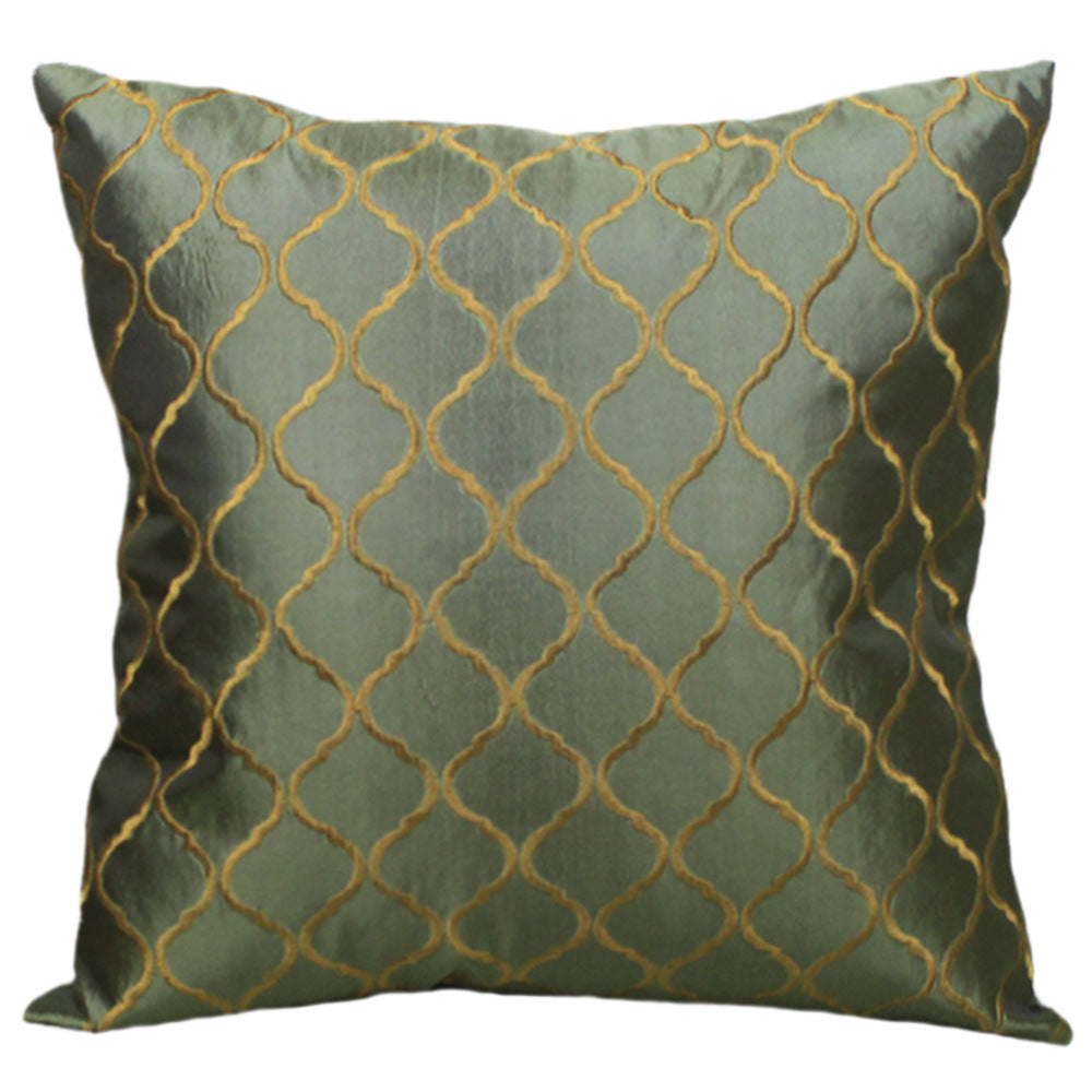 Imitation silk compound embroidery