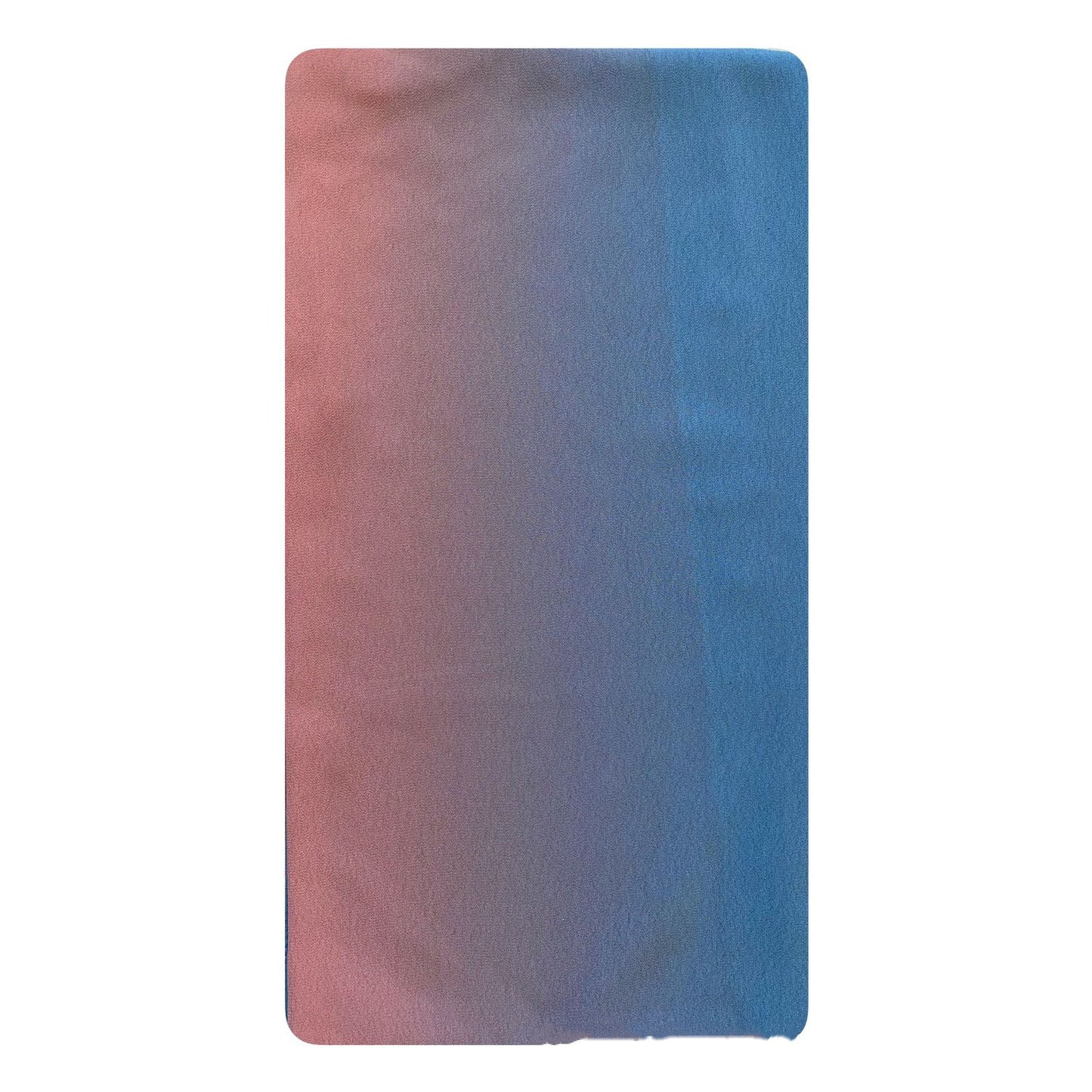 Pearl Chiffon Hand-Painted Gradient Silk Scarf
