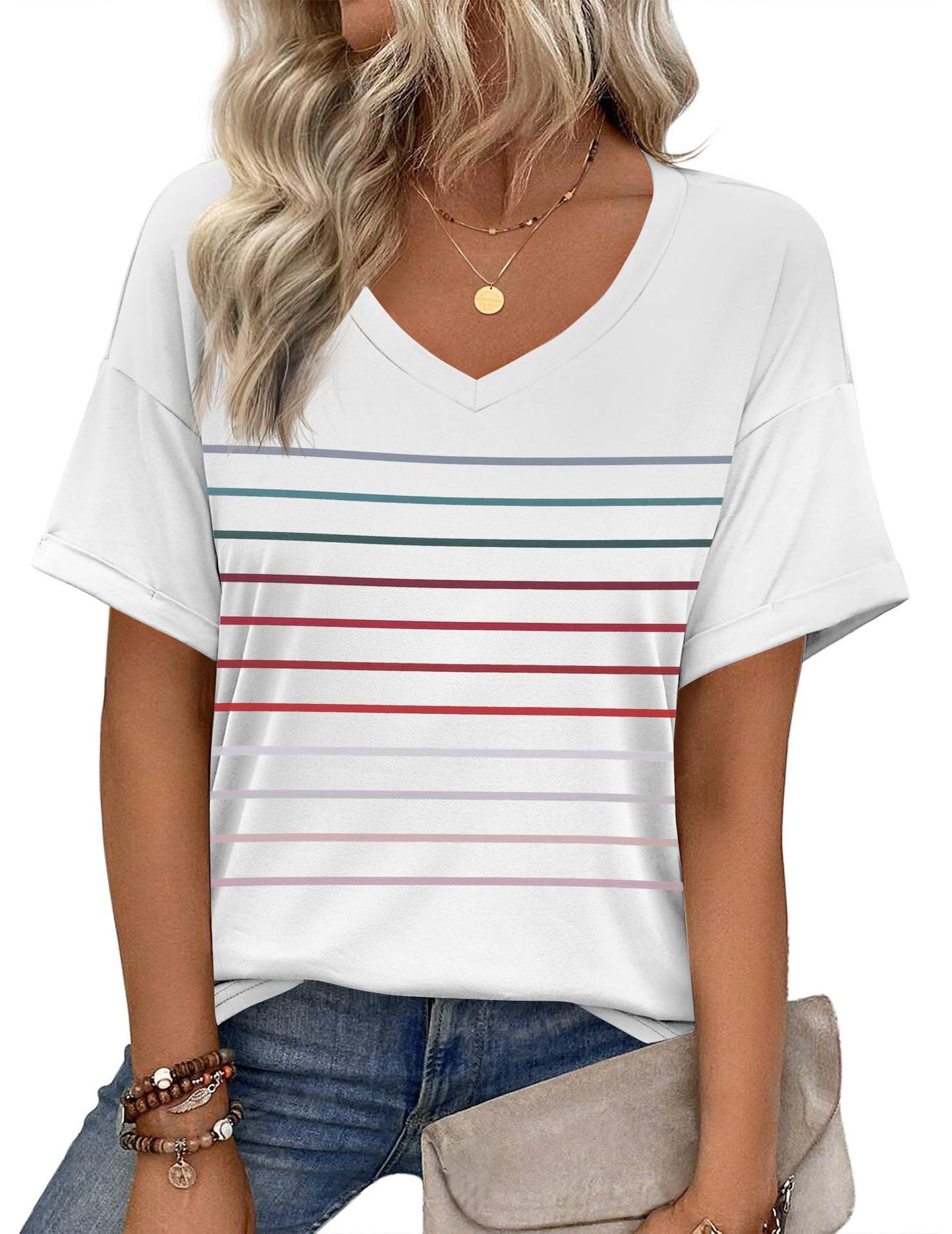 Linea Luxe Striped Tee