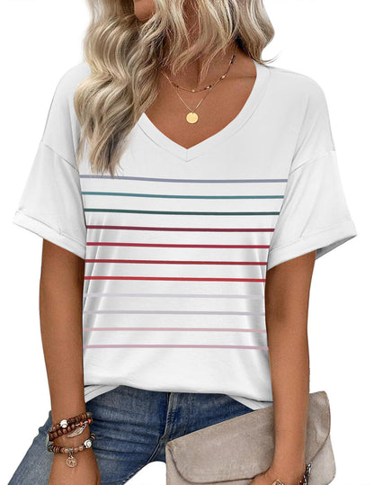 Linea Luxe Striped Tee