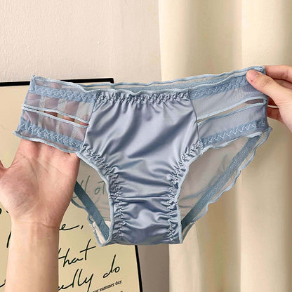 Glossy Ice Silk Breathable Comfortable Classic Panties