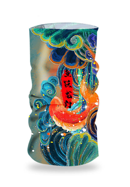 Printed ice silk scarf