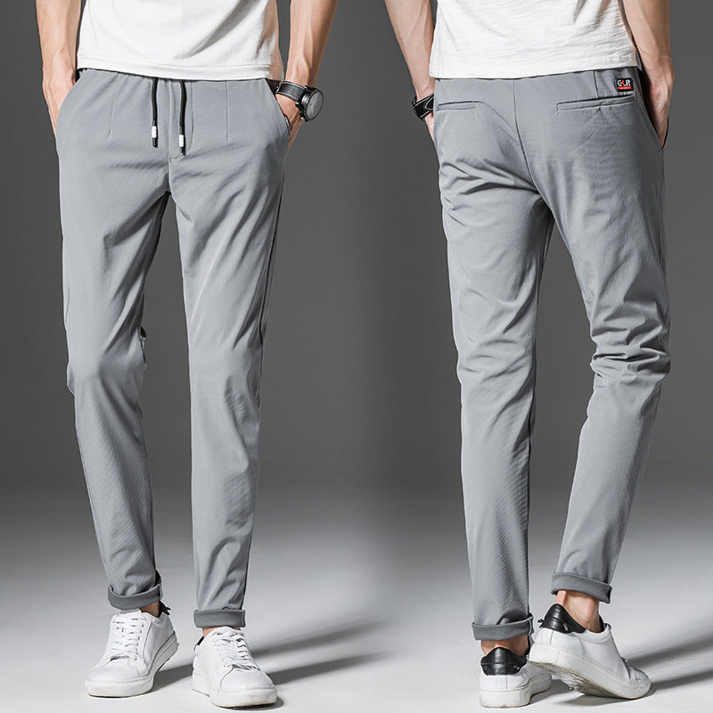 Ice silk thin men's casual pants