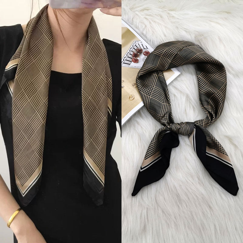 The New Scarf Professional Small Scarf Headband Silk